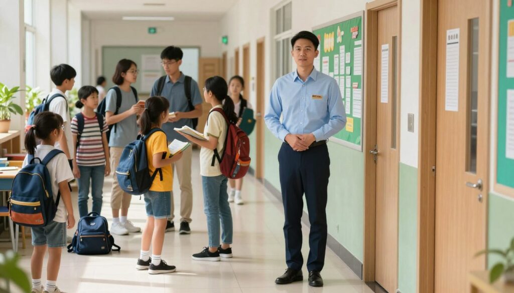 tareas celador de colegio